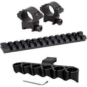 Gotical Machine 1 "حلقات نطاق بندقية منخفضة الانتباه مع Mossberg 500/590 سلسلة بندقية تكتيكية