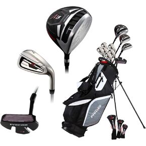 14 قطعة من رجال Graphite All Graphite Complete Golf Clubs Package Set Titanium Driver ، Fairway ، Hybrid ، S.S.