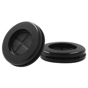 bivethoi 10 pcs دائمة الاصطناعية قابس مطاط قابس كابل المطاط grommet حماية السلك grommet ، أبيض ، مستدير ، على الوجهين ، 28 ملم /1-1 /8 بوصة الثقب