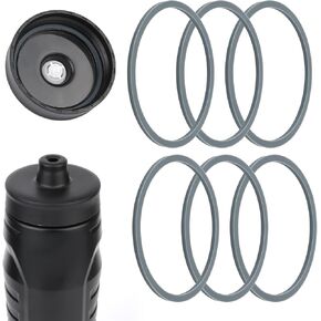 6pcs Replacement Gasket Compatible with Under Armour 32oz Squeeze Water Bottle, Silicone Lid Seal Replacement for Under Armour Water Cup Lid Ring Accessory Part for 32oz Squeeze Water Bottle in Saudi Arabia