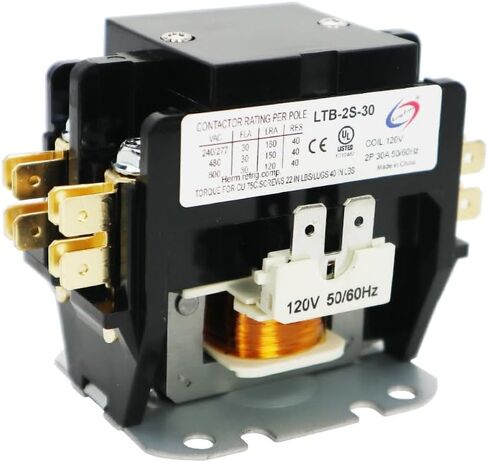 موصل طويل الأمد لمكيف الهواء ذو ​​قطبين 40 أمبير 24 فولت، ذو غرض محدد… أسود in Kuwait