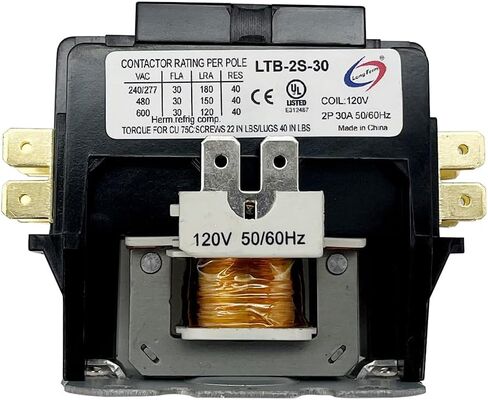 موصل طويل الأمد لمكيف الهواء ذو ​​قطبين 40 أمبير 24 فولت، ذو غرض محدد… أسود in Kuwait