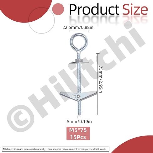 Hilitchi 15pcs M4 O على شكل طوب على شكل طفرة ومرح تبديل طقم من الجوز. in Kuwait
