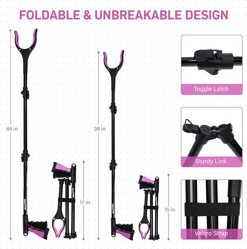 38 Inch & 44 Inch Extra Long Grabber Reacher Tool Set – Extendable Reacher Grabber Pickup Tools for Seniors, Disabled and Hard-to-Reach Areas, Ergonomic Grip & Lightweight Design（Blue） in Saudi Arabia