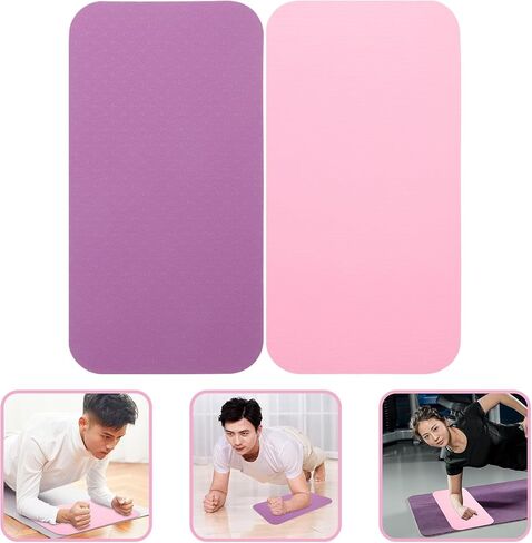 Toddmomy 2pcs pilates منصات اليوغا ركبة مريحة لليوغا وسادة ركبة سميكة إضافية in Kuwait
