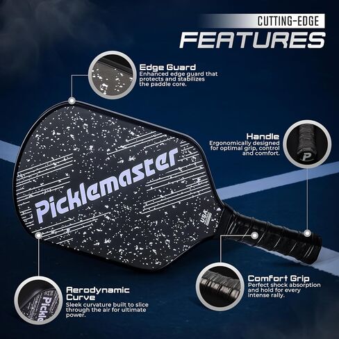 I Carbon Fiber Pickleball Paddle - Professional Grade, Lightweight, Durable, and High-Performance for All Skill Levels in Saudi Arabia