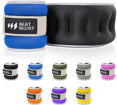 أوزان معصم الكاحل للنساء والرجال، زوج من 2 4 6 8 10 رطل مجموعة أوزان الذراع والساق مع أشرطة قابلة للتعديل للمشي والبيلاتيس وممارسة التمارين الرياضية والتمارين الرياضية في صالة الألعاب الرياضية in Kuwait