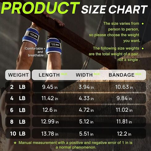 أوزان معصم الكاحل للنساء والرجال، زوج من 2 4 6 8 10 رطل مجموعة أوزان الذراع والساق مع أشرطة قابلة للتعديل للمشي والبيلاتيس وممارسة التمارين الرياضية والتمارين الرياضية في صالة الألعاب الرياضية in Kuwait