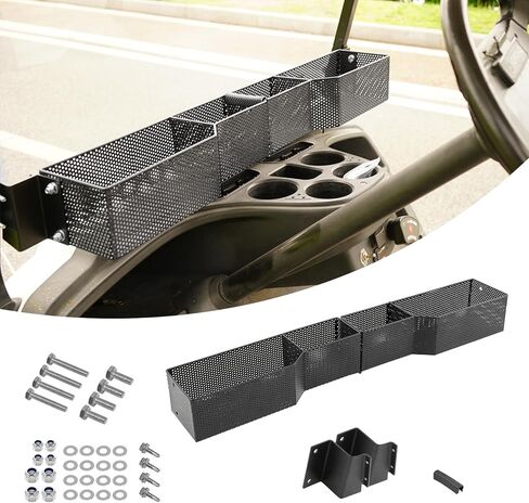XUANYUDG0769 Golf Cart Front Inner Basket Mesh Storage Tray Organizer for EZGO TXT(1994 up) & RXV Extended Additional Storage for Golf Carts in Kuwait