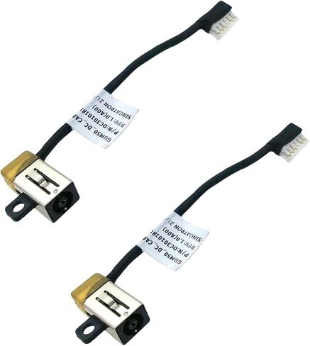 Replacement DC Power Jack Plug in Port Cable for Dell Inspiron 15 3510 3511 P112F Vostro 14 3401 3405 P132G P132G002 P132G003 CN-0231X7 0231X7 231X7 DC301018100 DC301017H00 GDM50_DC_Cable in Saudi Arabia