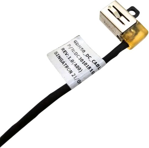 Replacement DC Power Jack Plug in Port Cable for Dell Inspiron 15 3510 3511 P112F Vostro 14 3401 3405 P132G P132G002 P132G003 CN-0231X7 0231X7 231X7 DC301018100 DC301017H00 GDM50_DC_Cable in Saudi Arabia
