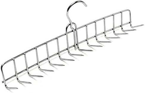 شماعة لحم الخنزير المقدد من The Sausage Maker® خطافات اللحوم ذات 6 شقوق SUS304 من الفولاذ المقاوم للصدأ، ملحقات خطاف الجزار شديدة التحمل لتدخين اللحوم ومعالجتها وتجفيفها وشواءها وشواءها، 6.5 بوصة عرض × 5.8 بوصة ارتفاع in Kuwait