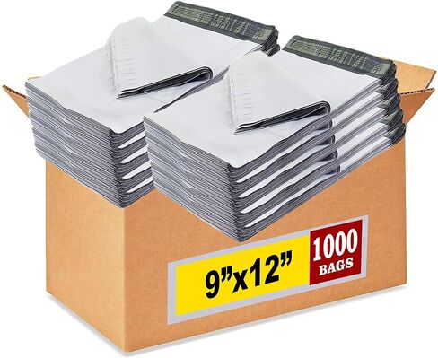 iMBAPrice 1000 - 10x13 أكياس مظاريف بريدية بيضاء فاخرة ذات لمسة نهائية مطفأة اللمعة (iMBA-4PM-1000) in Kuwait