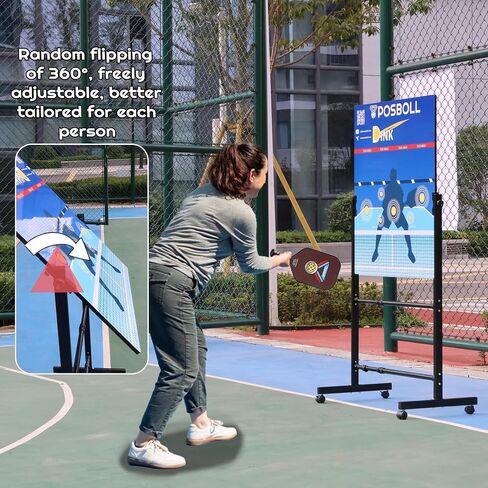 Pickleball Practice Board Pickleball Dink Rebounder with Stand,Pickleball Wall for Practice,Dink Board for Pickleball Training, Adjustable Pickleball Practice Rebounder Pad,Portable Dink Guru in Saudi Arabia
