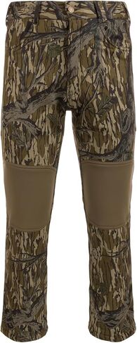بنطال جينز رجالي قابل للتمدد ومبطن بالصوف الناعم وقابل للتعديل للصيد الصامت مع Agion Active X2، Mossy Oak Bottomland، مقاس XX-Large in Kuwait