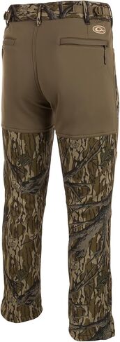 بنطال جينز رجالي قابل للتمدد ومبطن بالصوف الناعم وقابل للتعديل للصيد الصامت مع Agion Active X2، Mossy Oak Bottomland، مقاس XX-Large in Kuwait