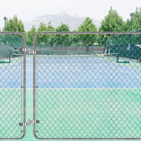 304 Stainless Steel Chain Link Fence Gate Post Hinge, Heavy Duty Gate Hinges, 1-3/8'' Male Post Gate Hinges fit 1-3/8'' Outer Diameter Post/Pipe, 2pcs in Kuwait