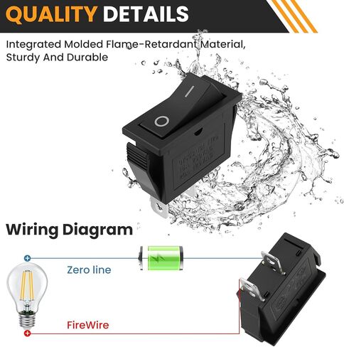 مفتاح هزاز على شكل قارب بموضعين، KCD3-101، مفتاح تشغيل/إيقاف، تيار متردد 250 فولت/15 أمبير 125 فولت/20 أمبير، مفتاح هزاز أحمر للأجهزة المنزلية للقوارب الآلية (عبوتان) in Kuwait