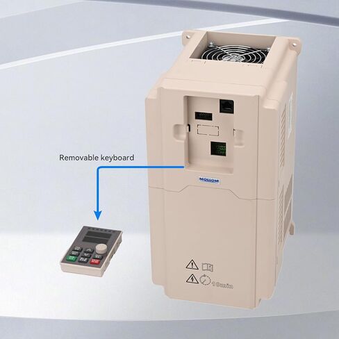 VFD 220V 4KW 5HP 16A Single or Three Phase Input to 3 Phase 0-3000Hz Output Variable Frequency Drive Control Inverter for Spindle Motor CNC Speed Control in Kuwait