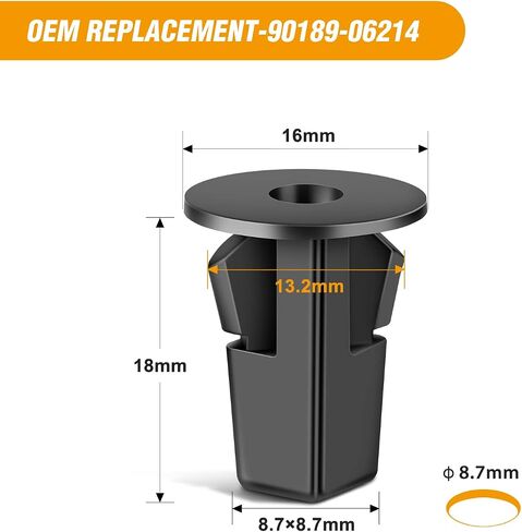 GOOACC 1999-2007 Chevy Silverado GMC Sierra Tailgate Handle Rod Clip Left & Right Rod Retainer Clips, OEM Handle Replacement 5 Pairs 88981030, 88981031 in Saudi Arabia