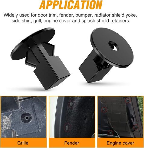 GOOACC 1999-2007 Chevy Silverado GMC Sierra Tailgate Handle Rod Clip Left & Right Rod Retainer Clips, OEM Handle Replacement 5 Pairs 88981030, 88981031 in Saudi Arabia
