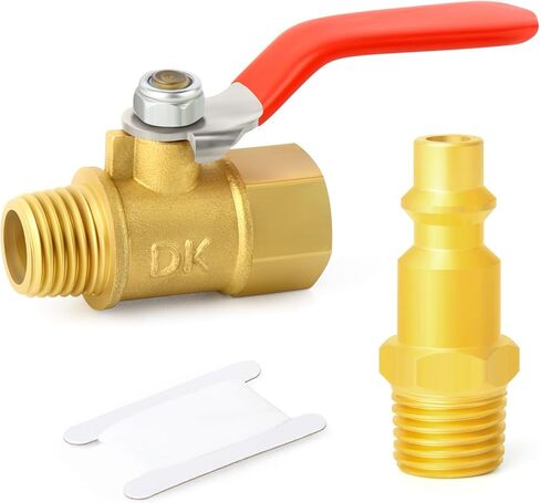 GASHER 1/4 Inch Ball Valve 304 Stainless Steel Mini Shut Off Valve with Stainless Steel Handle in Kuwait