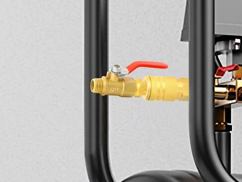 GASHER 1/4 Inch Ball Valve 304 Stainless Steel Mini Shut Off Valve with Stainless Steel Handle in Kuwait