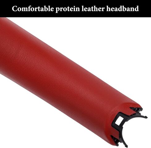 Geekria Protein Leather Headband Pad Compatible with Microsoft Xbox Wireless, Headphones Replacement Band, Headset Head Cushion Cover Repair Part (Black) in Saudi Arabia
