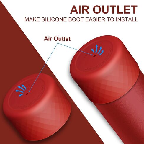 Silicone Boot for Owala Water Bottle, Anti-Slip Protective Sleeve for FreeSip/Twist/Flip Stainless Steel Water Bottles, Bottom Cover for Owala Accessories, BPA Free in Kuwait