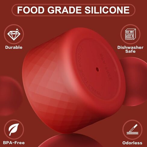 Silicone Boot for Owala Water Bottle, Anti-Slip Protective Sleeve for FreeSip/Twist/Flip Stainless Steel Water Bottles, Bottom Cover for Owala Accessories, BPA Free in Kuwait