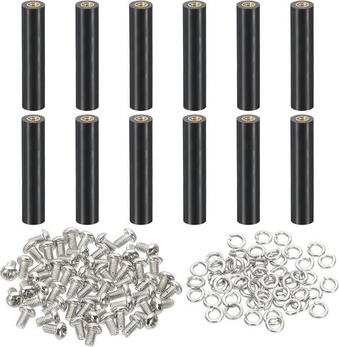 PATIKIL M3X50MM PCB Support Spacer ، 12 Set 50mm/1.97 "دعم ارتفاع PCB Board Board Board STAND FLAT HEAD PLASTION PORLO in Saudi Arabia