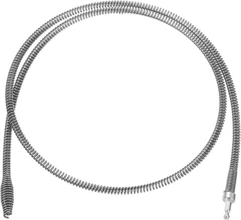 uxcell 1 Pcs Drain Clog Remover 39.3 inch 1 M 10mm Thick, Drain Augers Hair Remover Spring Cable with Electric Drill Connector, Plumbing Snake for Kitchen Sink, Bathtub Drain Toilet in Kuwait