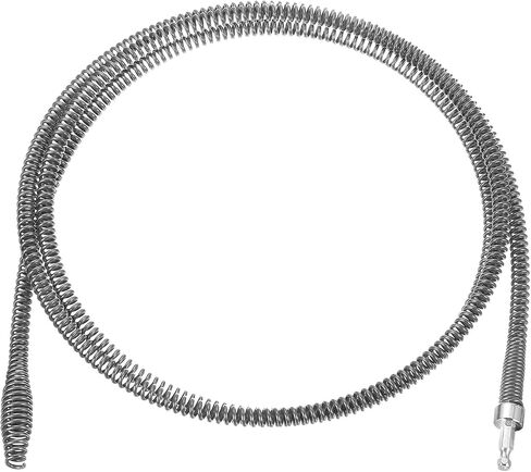 uxcell 1 Pcs Drain Clog Remover 39.3 inch 1 M 10mm Thick, Drain Augers Hair Remover Spring Cable with Electric Drill Connector, Plumbing Snake for Kitchen Sink, Bathtub Drain Toilet in Kuwait