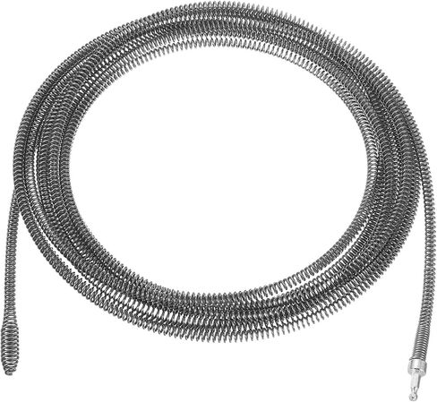 uxcell 1 Pcs Drain Clog Remover 39.3 inch 1 M 10mm Thick, Drain Augers Hair Remover Spring Cable with Electric Drill Connector, Plumbing Snake for Kitchen Sink, Bathtub Drain Toilet in Kuwait