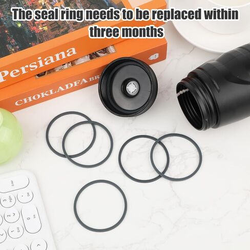 6pcs Replacement Gasket Compatible with Under Armour 32oz Squeeze Water Bottle, Silicone Lid Seal Replacement for Under Armour Water Cup Lid Ring Accessory Part for 32oz Squeeze Water Bottle in Saudi Arabia