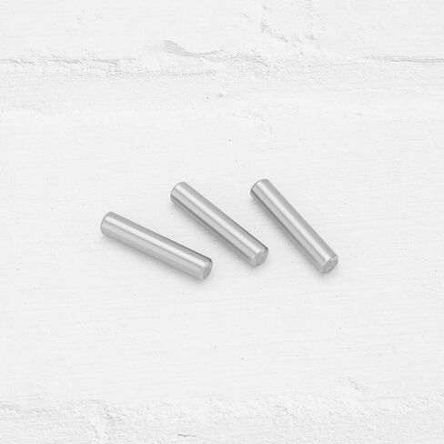 Create idea 50pcs 5x45mm Shelf Bracket Dowel Pins 304 Stainless Steel Round Head Flat Chamfered End Dowel Pin for Bookcase Furniture Repairing Installation in Kuwait