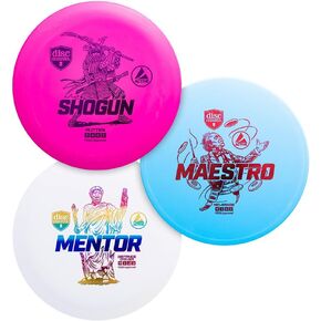 مجموعة غولف Discmania 5-DISC | مجموعة أقراص Frisbee Golf ، سائق 1x ، سائق 2x Fairway ، 1x متوسط ​​، 1x putter ، مجموعة بداية القرص ، أقراص غولف القرص ، إكسسوارات غولف القرص ، هدايا القرص غولف ، قرص غولف