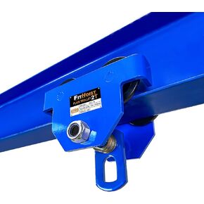 Manually Trolley 1 Ton | 2200LBS Capacity Steel Push Beam Trolley | Adjustable for I-Beam Flange Width 3" to 4.6" | Installed onto Various Beams in Kuwait