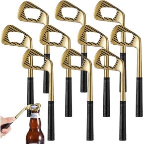 10 PCS Golf Club Bottle Bottle Fealty Novelty Gift Gift Gof Golf Bottle Party Golf Bachelor Party Forms for Golfer Valentine's Golf Lover Amploy ، مصنوعة من سبيكة الزنك (Silver)