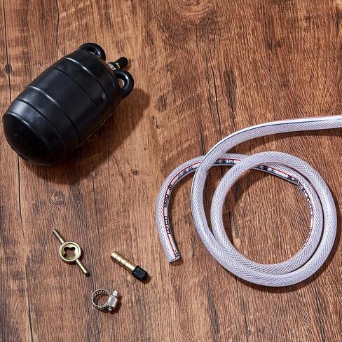Inflatable Pipe Plug 12 Inch Sewer Test Plug with 39.37 Extension Hose Rubber Test Pipe Plug Plumbing Test Pipe Pressure Test Plug Balloon Plug for Sewage Pipeline Inspection in Kuwait