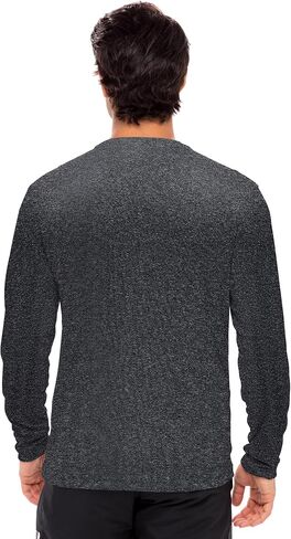 Men's Long Sleeve Moisture Wicking Athletic Shirts, Dry Fit Long Sleeve UV Protection Shirts Men for Workout, Running, Hiking in Kuwait