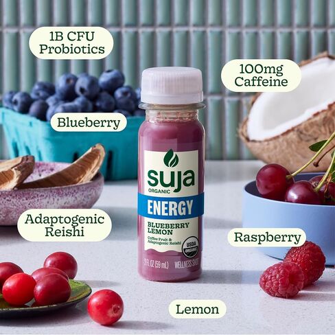 Suja Organic Immunity Wellness Shot مع الكركم والبروبيوتيك 2 أونصة، سائل (عبوة من 10) in Kuwait