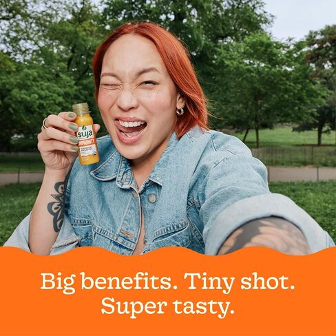 Suja Organic Immunity Wellness Shot مع الكركم والبروبيوتيك 2 أونصة، سائل (عبوة من 10) in Kuwait