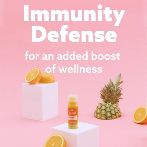 Suja Organic Immunity Wellness Shot مع الكركم والبروبيوتيك 2 أونصة، سائل (عبوة من 10) in Kuwait