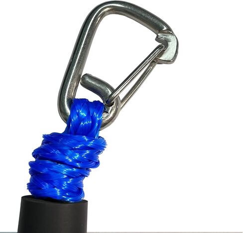 2 Pack Boat Bungee Dock Lines, Dock Mooring Lines, Boat Accessory(Black, 4ft) in Kuwait