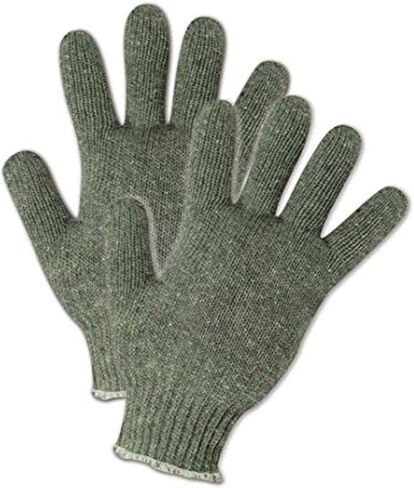 Magid G168C Greyt Shadow G168/G168C قفازات متماسكة ، مزيج بولي القطن ، السيدات (متوسطة) ، رمادي (حزمة 12) in Kuwait