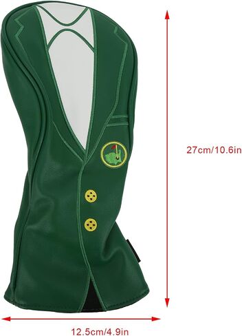 Asixxsix Golf Club Head Covers, Driver Hybrids Golf Head Covers, PU Waterproof Soft Thick Lining Golf Club Headcovers Golf Accessories with Elastic Neckline for Fairway in Kuwait