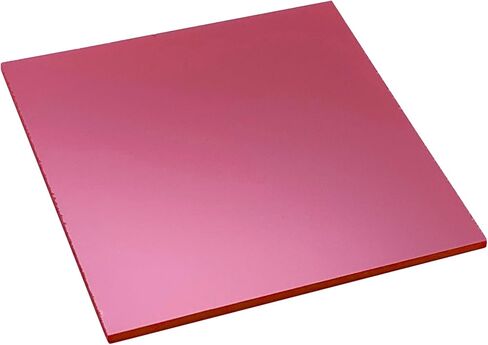 صفائح معدنية لؤلؤية من الأكريليك، سمك 1/8 بوصة، 16 بوصة × 12 بوصة، مثالية لـ GlowForge وأي نوع من أنواع الليزر/النقش، مادة مثالية للمجوهرات والحرف اليدوية والمشروعات اليدوية (عنابي) in Kuwait