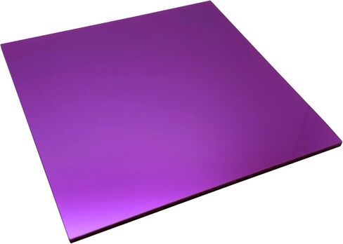 Acrylic Pearlescent Metallic Sheets, 1/8" Thickness, 16"x12", Ideal for GlowForge & Any Types of Laser/Engraving, Perfect Material for Jewelry, Crafting & DIY Projects (Burgundy) in Kuwait