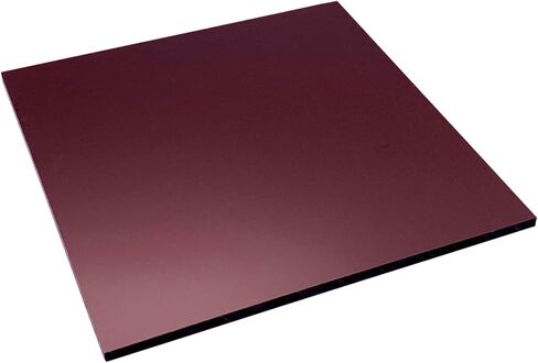 Acrylic Pearlescent Metallic Sheets, 1/8" Thickness, 16"x12", Ideal for GlowForge & Any Types of Laser/Engraving, Perfect Material for Jewelry, Crafting & DIY Projects (Burgundy) in Kuwait